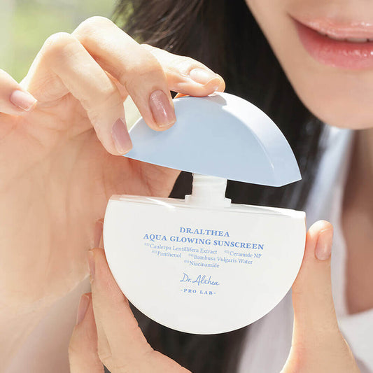 Dr.Althea Aqua Glowing Sunscreen SPF50+ PA++++Увлажняющий солнцезащитный крем 45 ml - DYBEAUTY