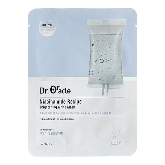 Dr.Oracle Niacinamide Recipe Brightening White Mask Маска с ниацинамидом - DYBEAUTY