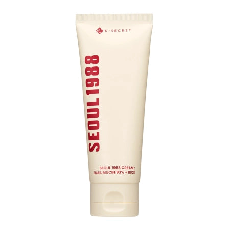 K-SECRET - SEOUL 1988 Cream : Snail Mucin 93% + Rice Питательный крем для лица 100 ml