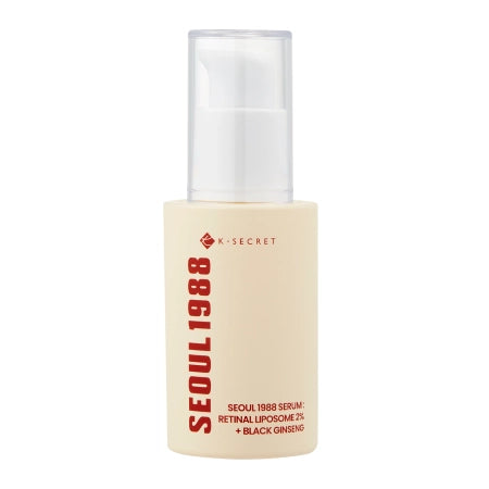 K-SECRET - SEOUL 1988 Serum : Retinal Liposome 2% + Black Ginseng - Firming Serum with Retinal 30 ml