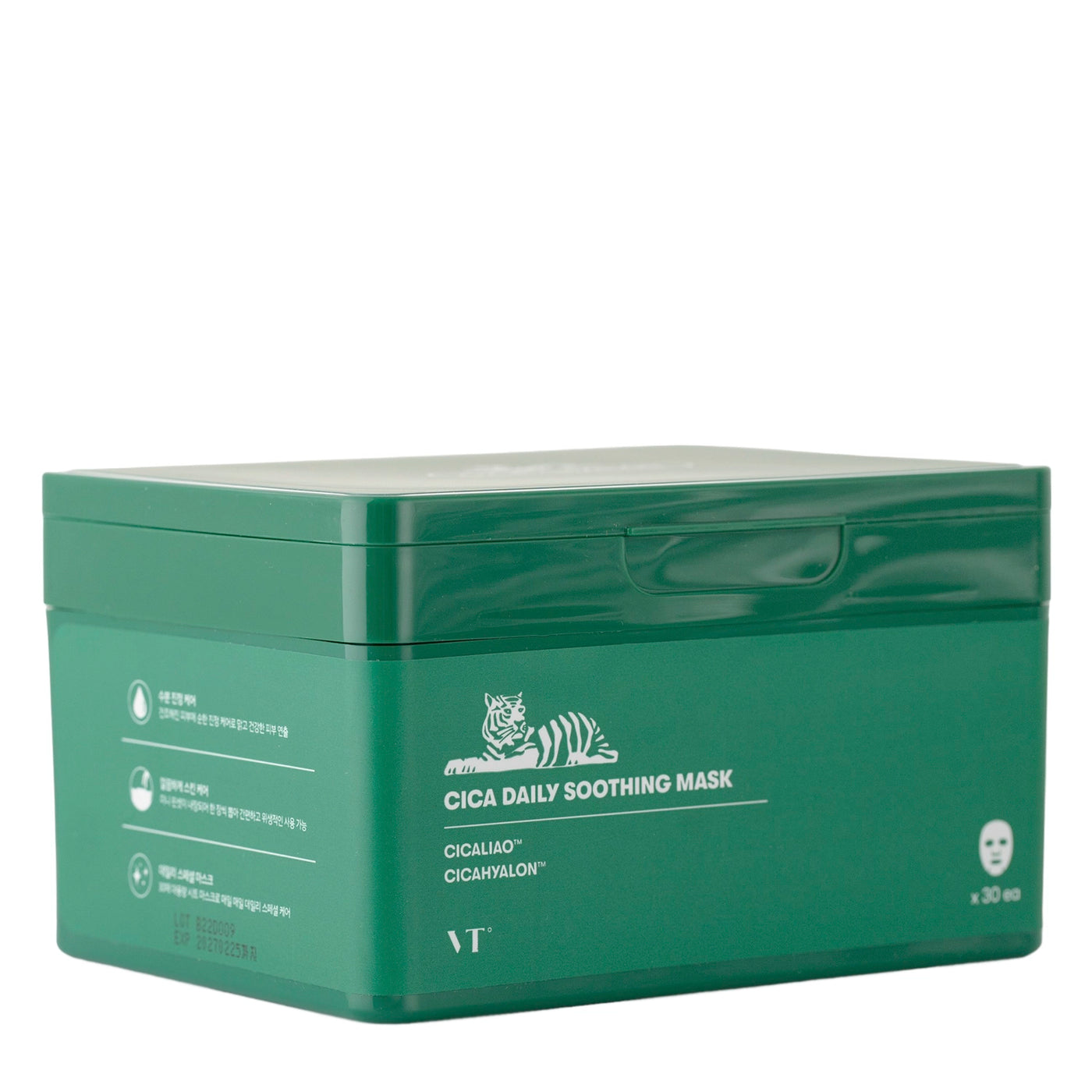 VT Cosmetics Cica Daily Soothing Mask Набор успокаивающих масок с центеллой 30 шт