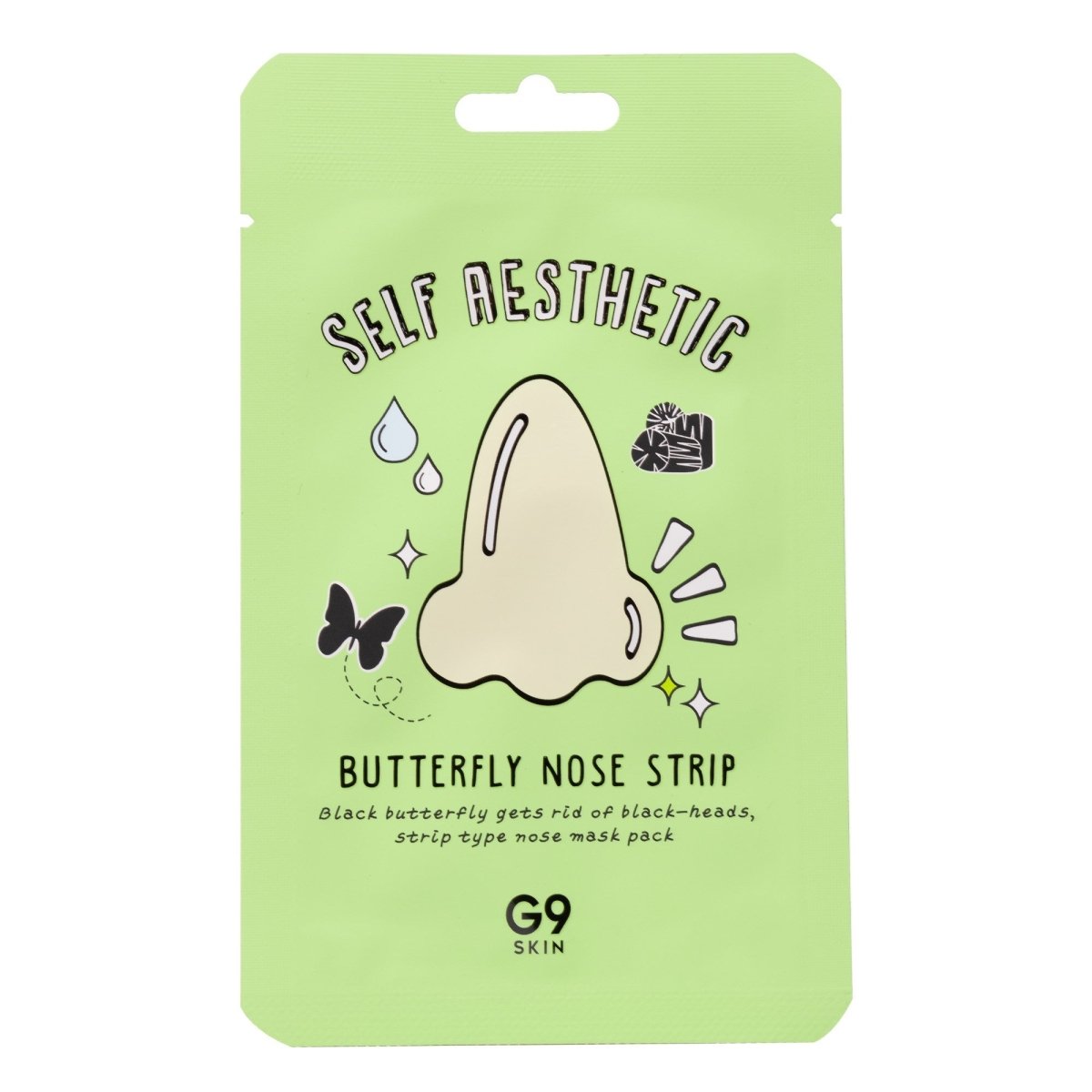 G9 Skin Self Aesthetic Butterfly Nose Strip Патчи от черных точек - DYBEAUTY
