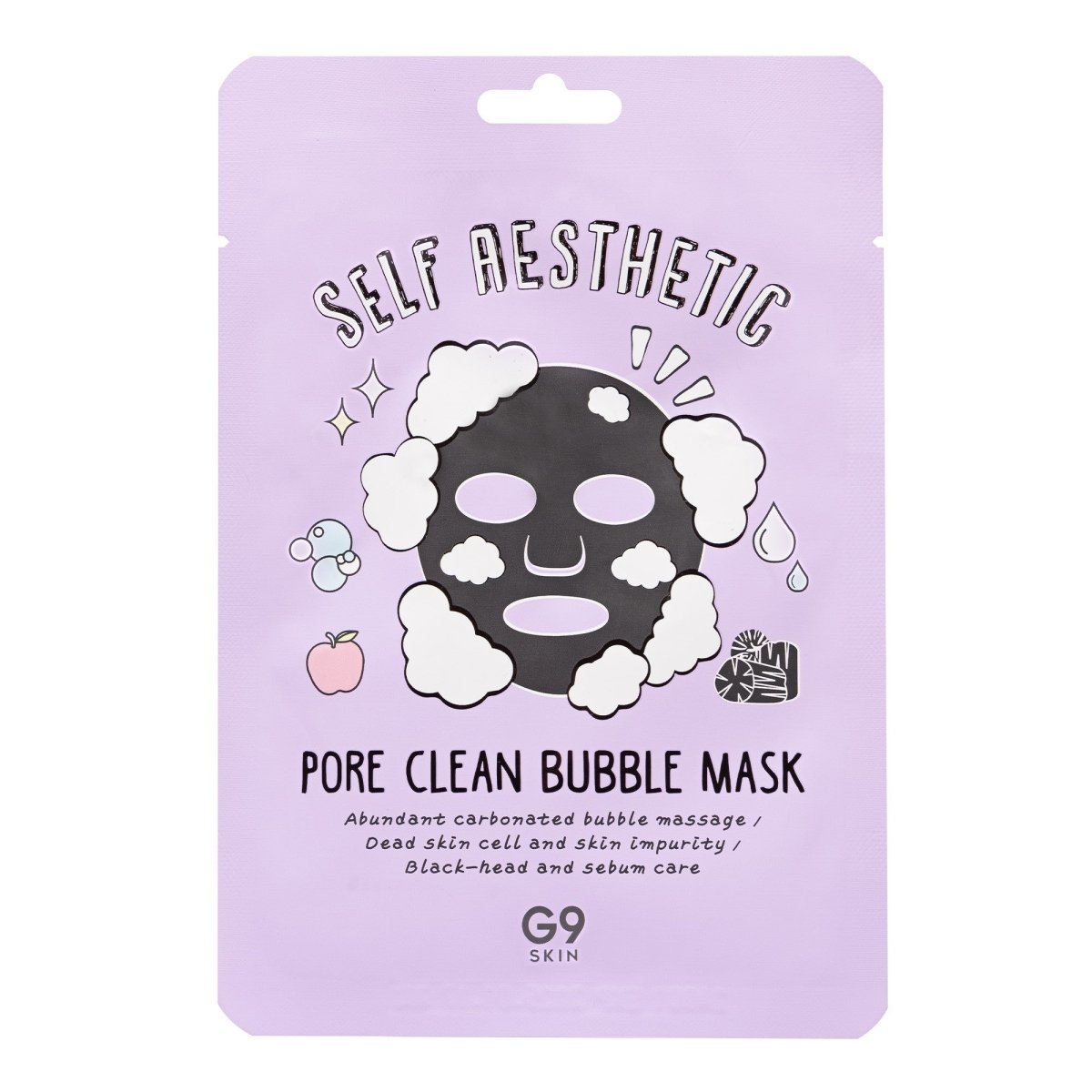 G9 Skin Self Aesthetic Pore Clean Bubble Mask Пузырьковая маска для глубокого очищения пор - DYBEAUTY