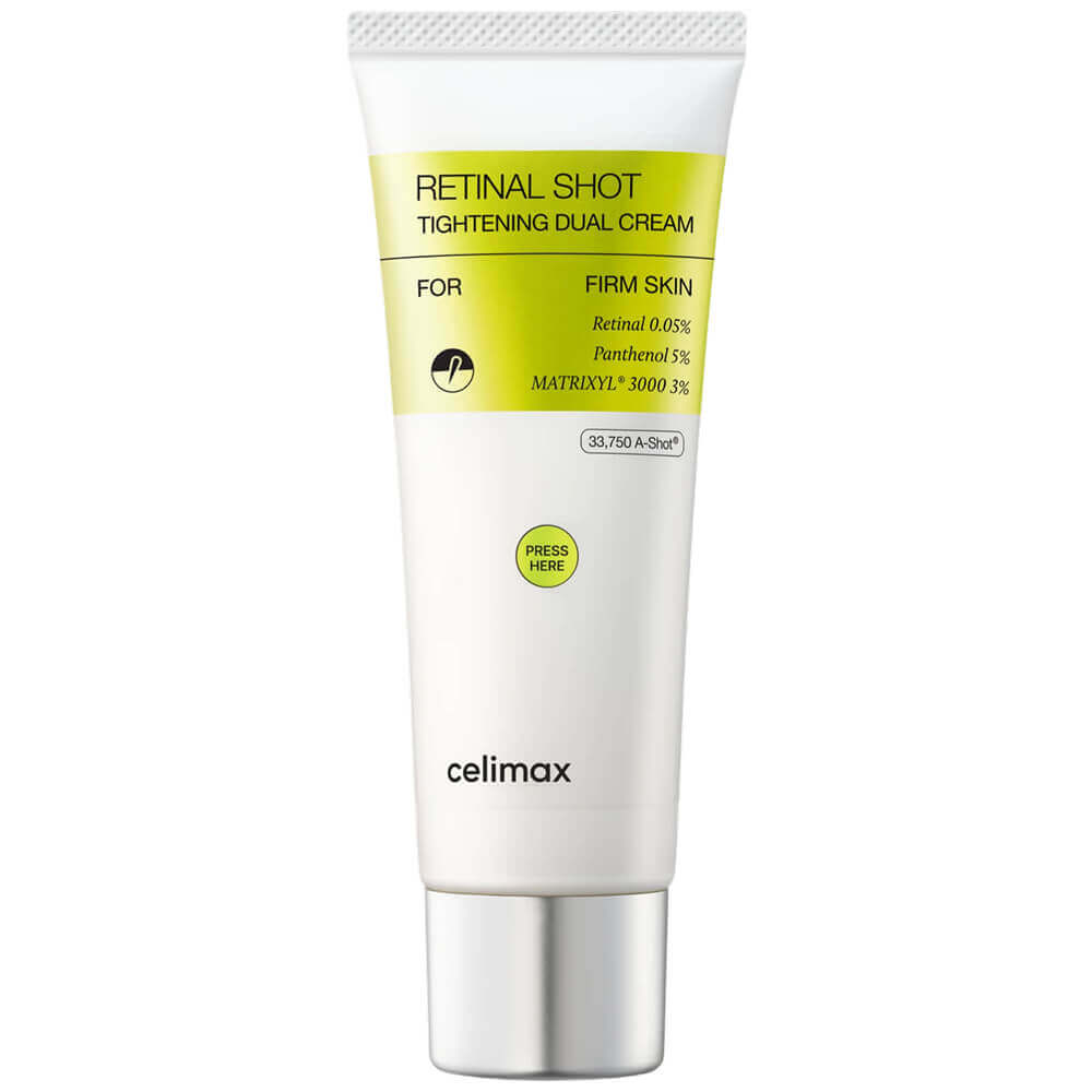 Celimax The Vita-A Retinal Shot Tightening Dual Cream Straffende Doppelcreme mit Retinal und Peptiden, 50 ml