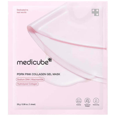 Medicube PDRN Pink Collagen Gel Mask Гидрогелевая маска с ПДРН 28 ml