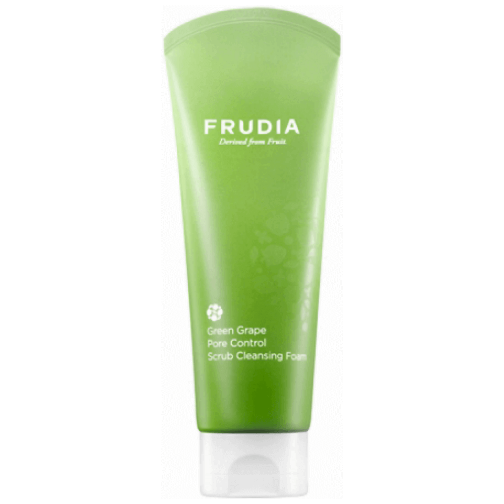Frudia Green Grape Pore Control Scrub Cleansing Foam Пенка-скраб для глубокого очищения пор 145 ml