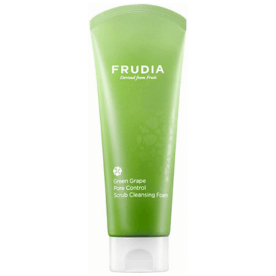 Frudia Green Grape Pore Control Scrub Cleansing Foam Пенка-скраб для глубокого очищения пор 145 ml