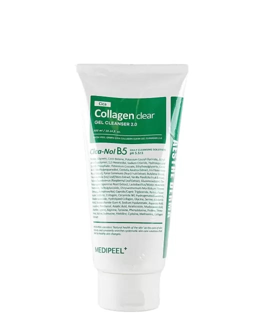 MEDI-PEEL Green Cica Collagen Clear 2.0 Очищающий гель с коллагеном 120 ml