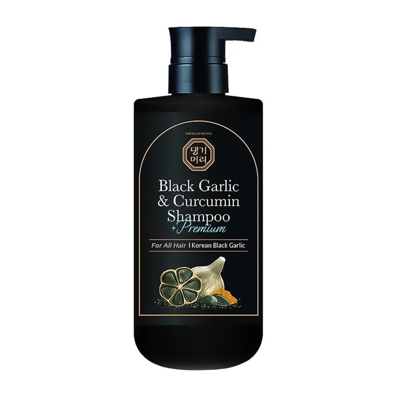 Daeng Gi Meo Ri  Black Garlic & Curcumin Shampoo Шампунь премиальный с экстрактом черного чеснока и куркумы 500 ml