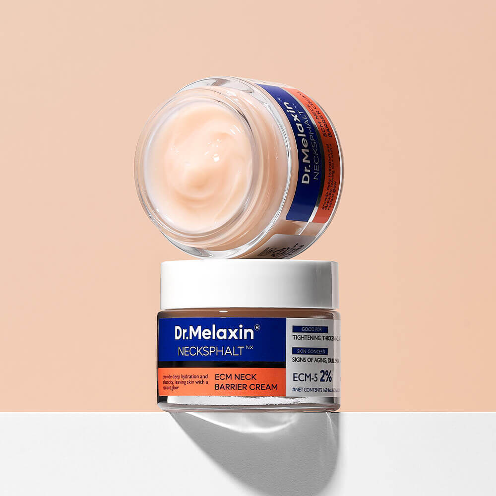 Dr.Melaxin Necksphalt ECM Neck Barrier Cream Straffende Nährpflege für den Hals 50 ml