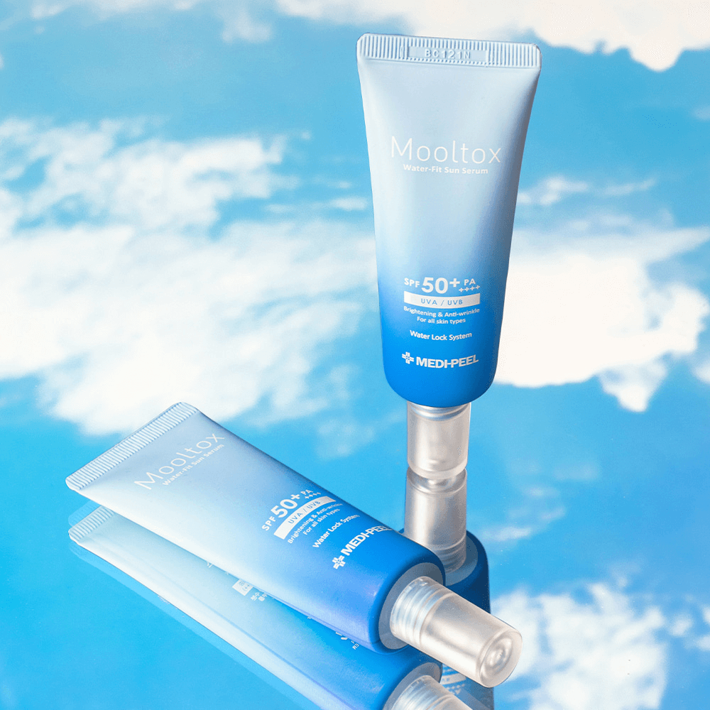 Medi-Peel Aqua Mooltox Water-Fit Sun Serum SPF 50+ PA++++Ультраувлажняющая солнцезащитная сыворотка 50ml