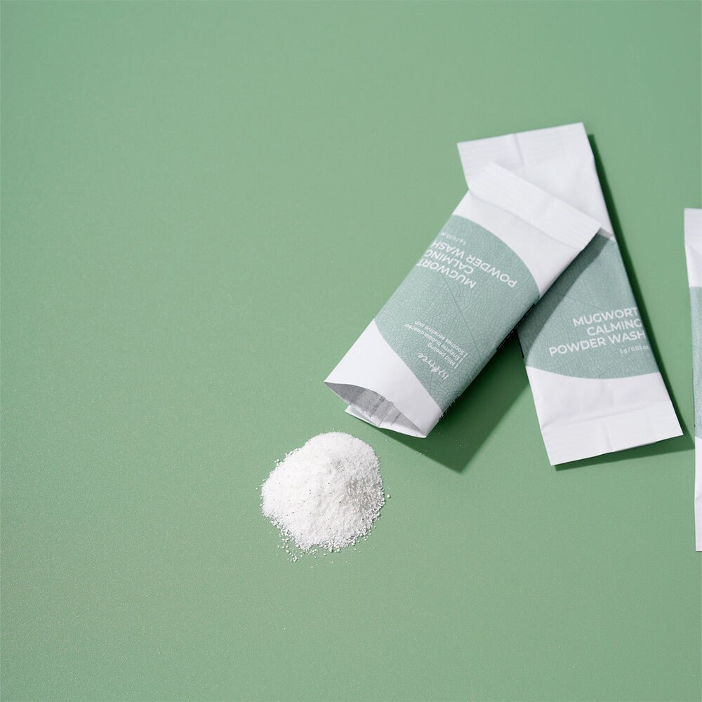 IsNtree Mugwort Calming Powder Wash Энзимная пудра с полынью в саше 1 gr - DYBEAUTY