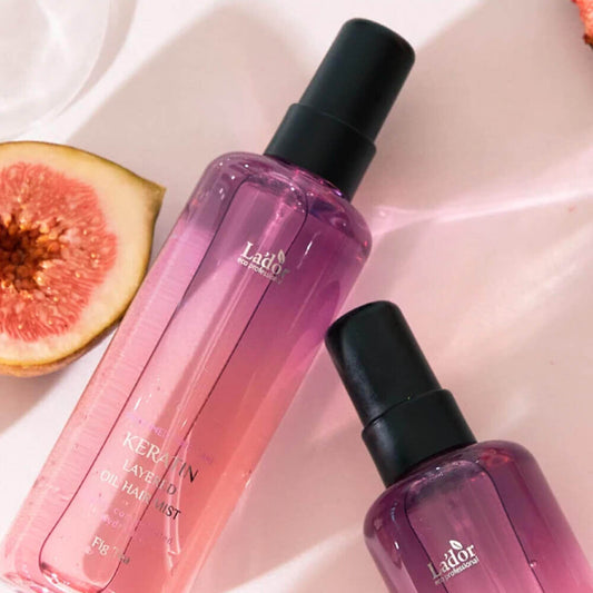 Lador Keratin Layered Oil Mist Fig Tea Парфюмированный двухфазный мист для волос 130 ml - DYBEAUTY