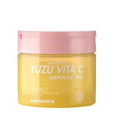 Lalarecipe Yuzu Vita C Ampoule Pad Pads for healing and smooth skin 80 pcs