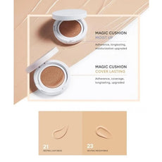 Magic Cushion Moist Up Увлажняющий тональный кушон Missha тон 21 - DYBEAUTY