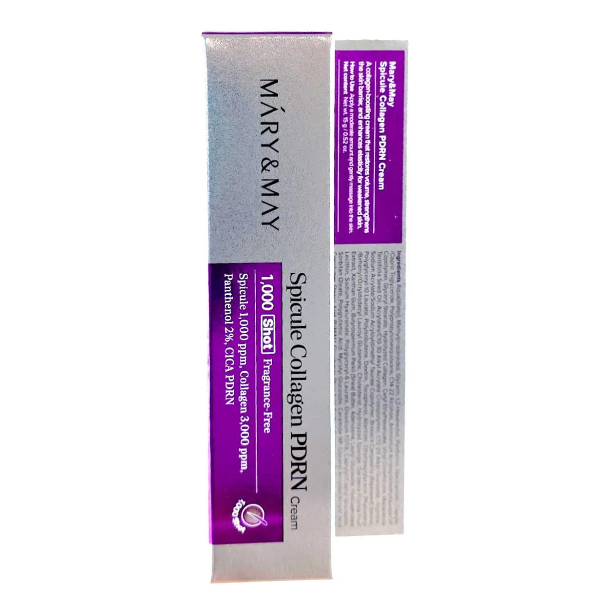 Mary&May Spicule Collagen PDRN Cream Крем с микроиглами и ПДРН 15 ml - DYBEAUTY