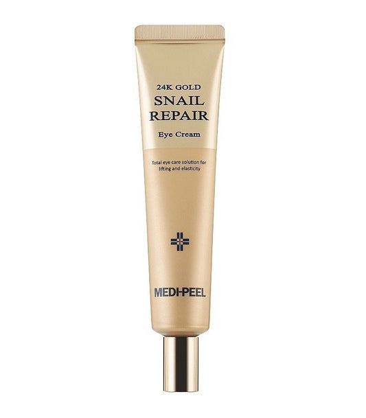 Medi - Peel 24 Gold Snail Repair Eye Cream Крем для глаз с золотом и пептидами 40 ml - DYBEAUTY