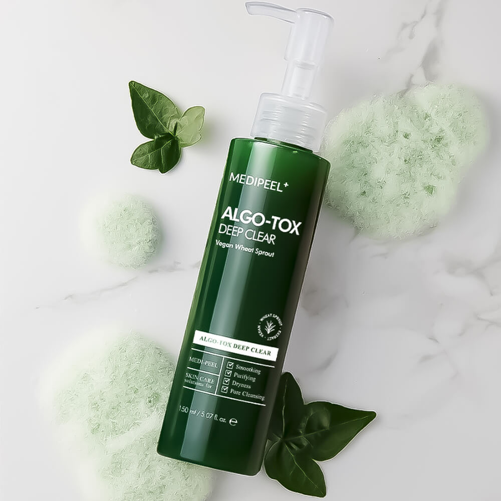 MEDI - PEEL ALGO - TOX DEEP CLEAR, Гель для глубокого очищения кожи с эффектом детокса 150ml - DYBEAUTY