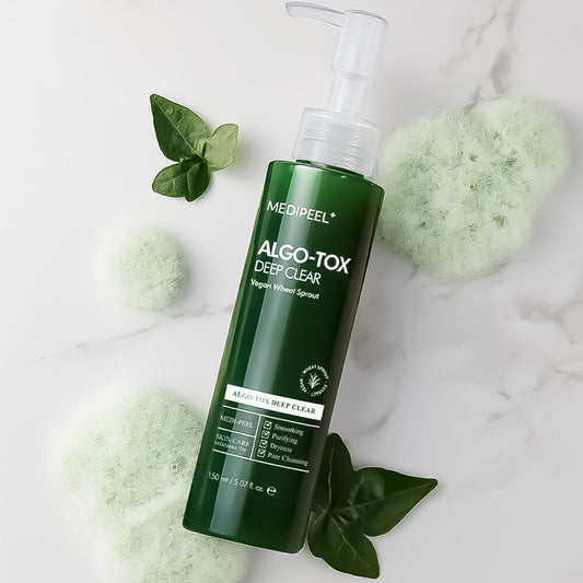 MEDI - PEEL ALGO - TOX DEEP CLEAR, Гель для глубокого очищения кожи с эффектом детокса 150ml - DYBEAUTY