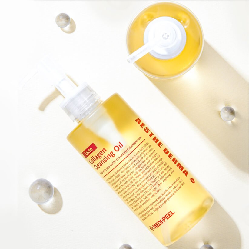 MEDI - PEEL Гидрофильное масло с лактобактериями Lacto Collagen Cleansing Oil, 200 мл - DYBEAUTY