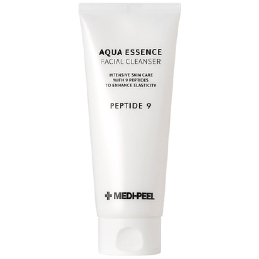 Medi - Peel Peptide 9 Aqua Essence Facial Cleanser Увлажняющая пенка для умывания с пептидами 150 ml - DYBEAUTY