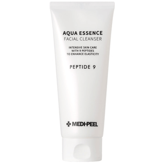 Medi - Peel Peptide 9 Aqua Essence Facial Cleanser Увлажняющая пенка для умывания с пептидами 150 ml - DYBEAUTY