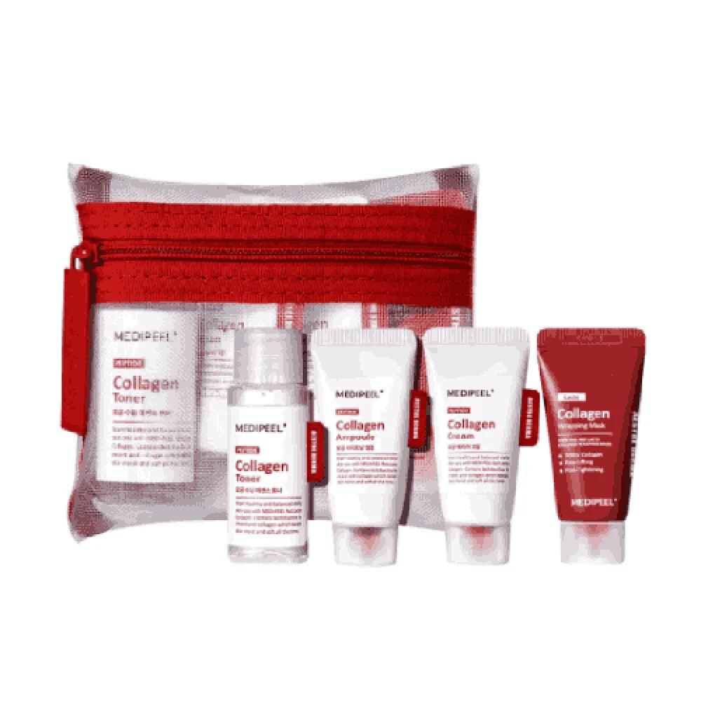 Medi Peel Red Lacto Collagen Skin Care Trial Kit Travel-набор средств с коллагеном