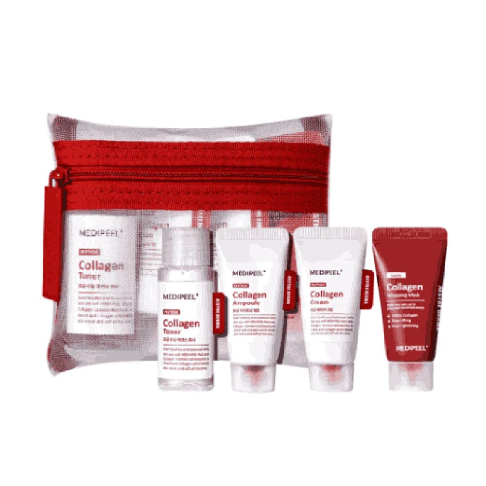 Medi Peel Red Lacto Collagen Skin Care Trial Kit Travel - набор средств с коллагеном - DYBEAUTY