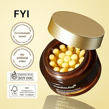 Medicube Deep Vita C Capsule Cream Крем с инкапсулированным витамином С 55 ml - DYBEAUTY