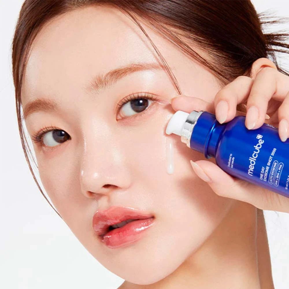 Medicube - One Day Exosome Shot Pore Ampoule 2000 - Восстанавливающая сыворотка с микроиглами - 30ml - DYBEAUTY
