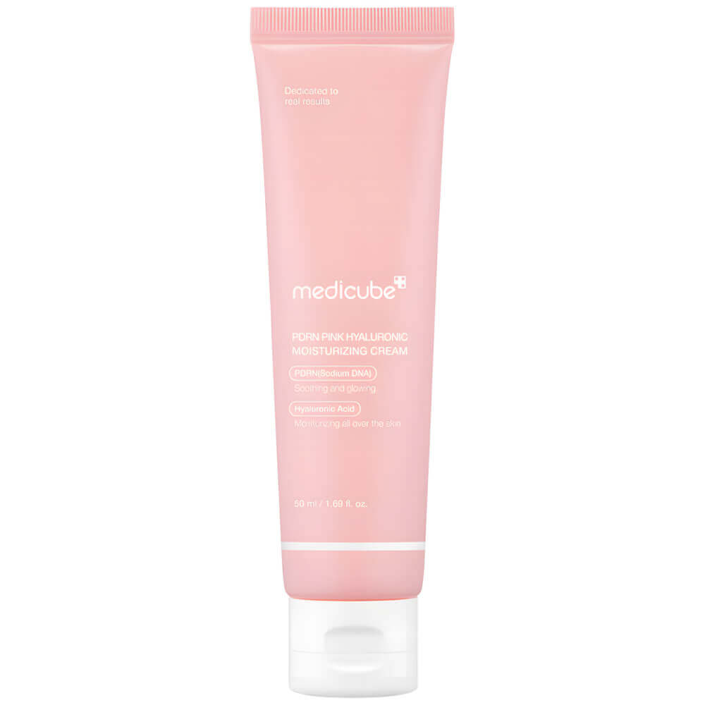 Medicube PDRN Pink Hyaluronic Moisturizing Cream Увлажняющий крем с ПДРН 50 ml - DYBEAUTY