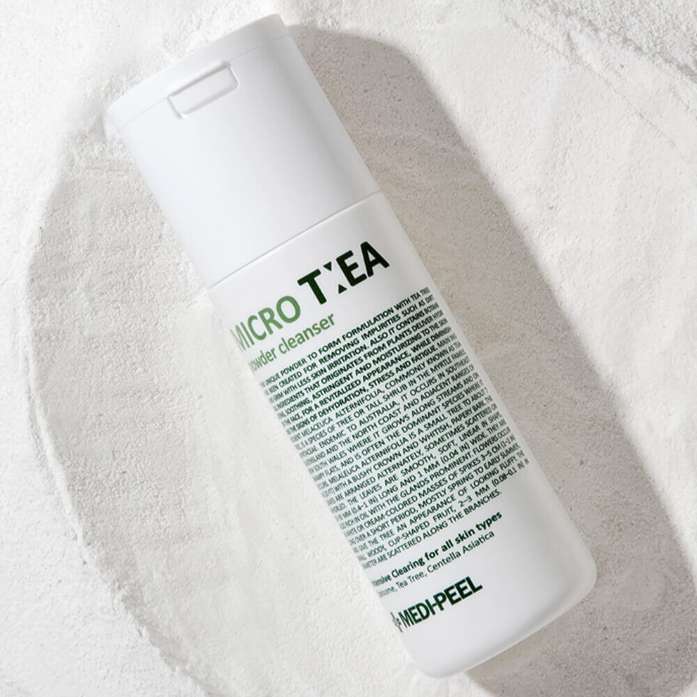 MEDIPEEL Micro Tea Powder Cleanser Глубоко очищающая энзимная пудра с чайным деревом 70 ml - DYBEAUTY