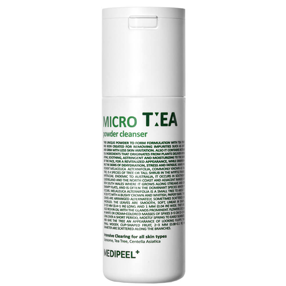 MEDIPEEL Micro Tea Powder Cleanser Глубоко очищающая энзимная пудра с чайным деревом 70 ml - DYBEAUTY