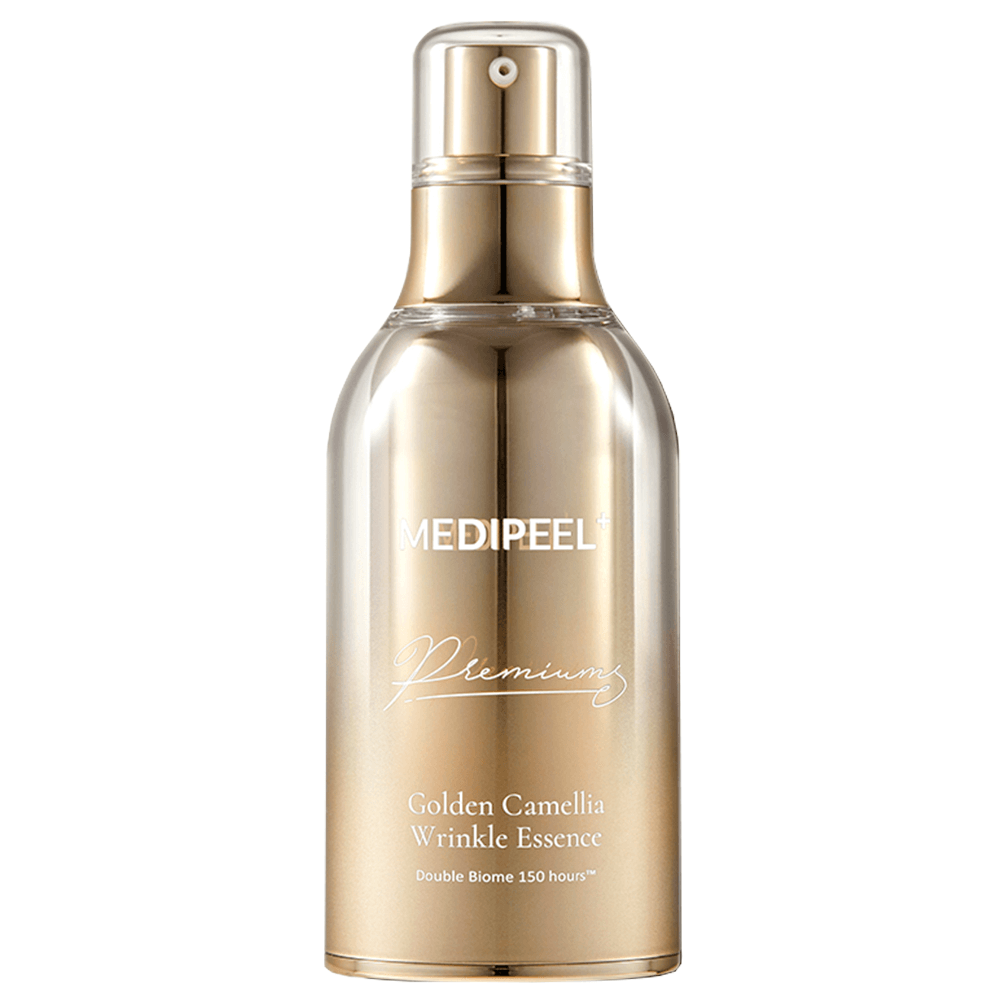 MEDIPEEL Premium Golden Camellia Wrinkle Essence Премиальная лифтинг - эссенция с экстрактом камелии и золотом 50 ml - DYBEAUTY