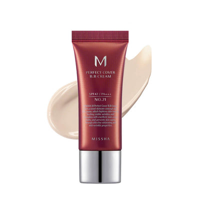 Missha BB Cream Moisturizing 21 Tone SPF 42++, 20 ml
