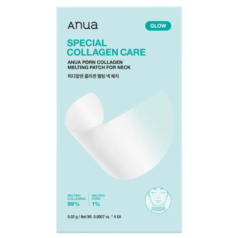 Anua PDRN Collagen Melting Patch For Neck Schmelzende Hals-Patches mit PDRN, 4 Stück