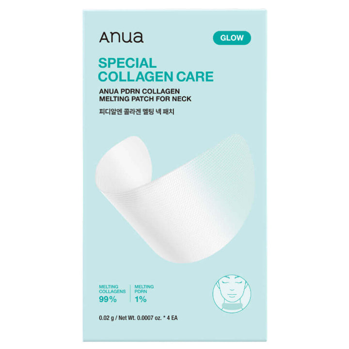 Anua PDRN Collagen Melting Patch For Neck Schmelzende Hals-Patches mit PDRN, 4 Stück