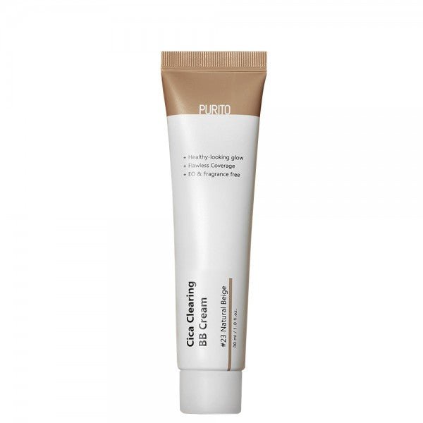 Purito Cica Clearing BB cream №23 BB - крем для чувствительной кожи с экстрактом центеллы 30ml - DYBEAUTY
