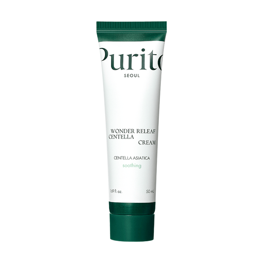 Purito Wonder Releaf Centella Cream Успокаивающий крем для восстановления кожи с центеллой 50ml - DYBEAUTY