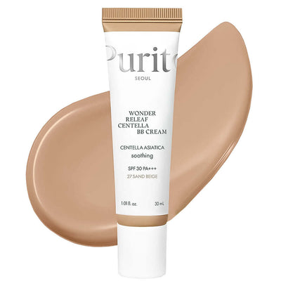 Purito Wonder Relief Centella BB Cream SPF30 PA+++ 27 Sand Beige BB - крем с экстрактом центеллы 30 ml - DYBEAUTY