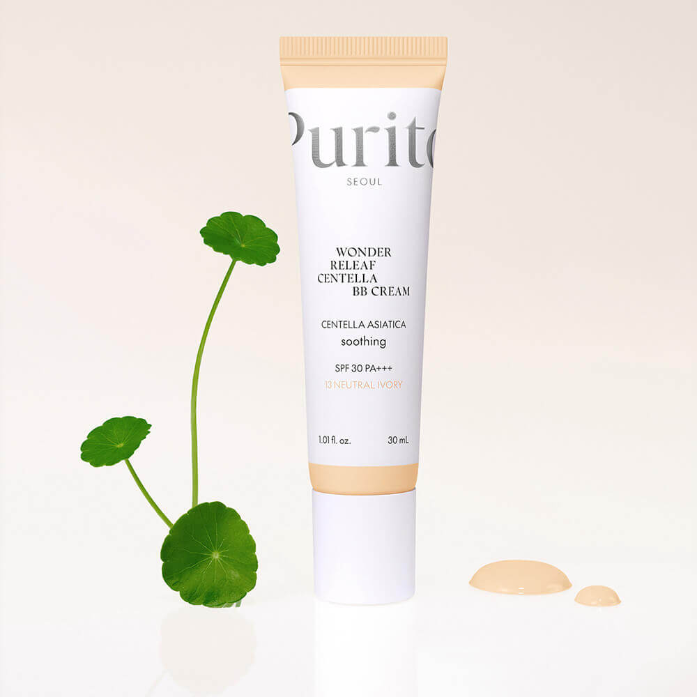 Purito Wonder Relief Centella BB Cream SPF30 PA+++ 27 Sand Beige BB - крем с экстрактом центеллы 30 ml - DYBEAUTY