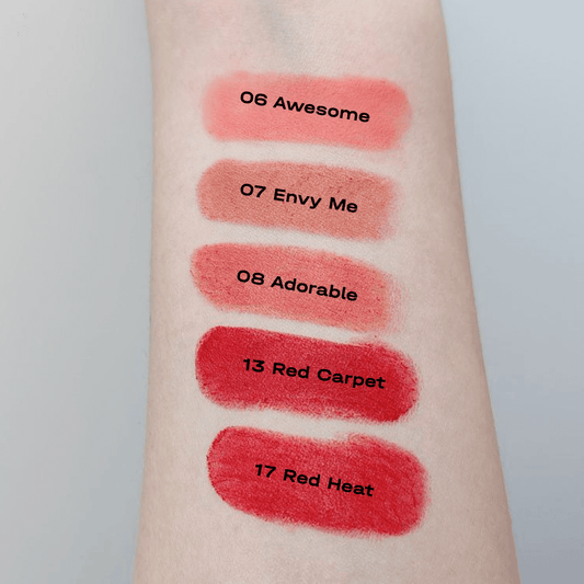 Rom&nd - Zero Matte Lipstick - Matte Lipstick - 17 Red Heat Помада с нежной кремовой текстурой - DYBEAUTY