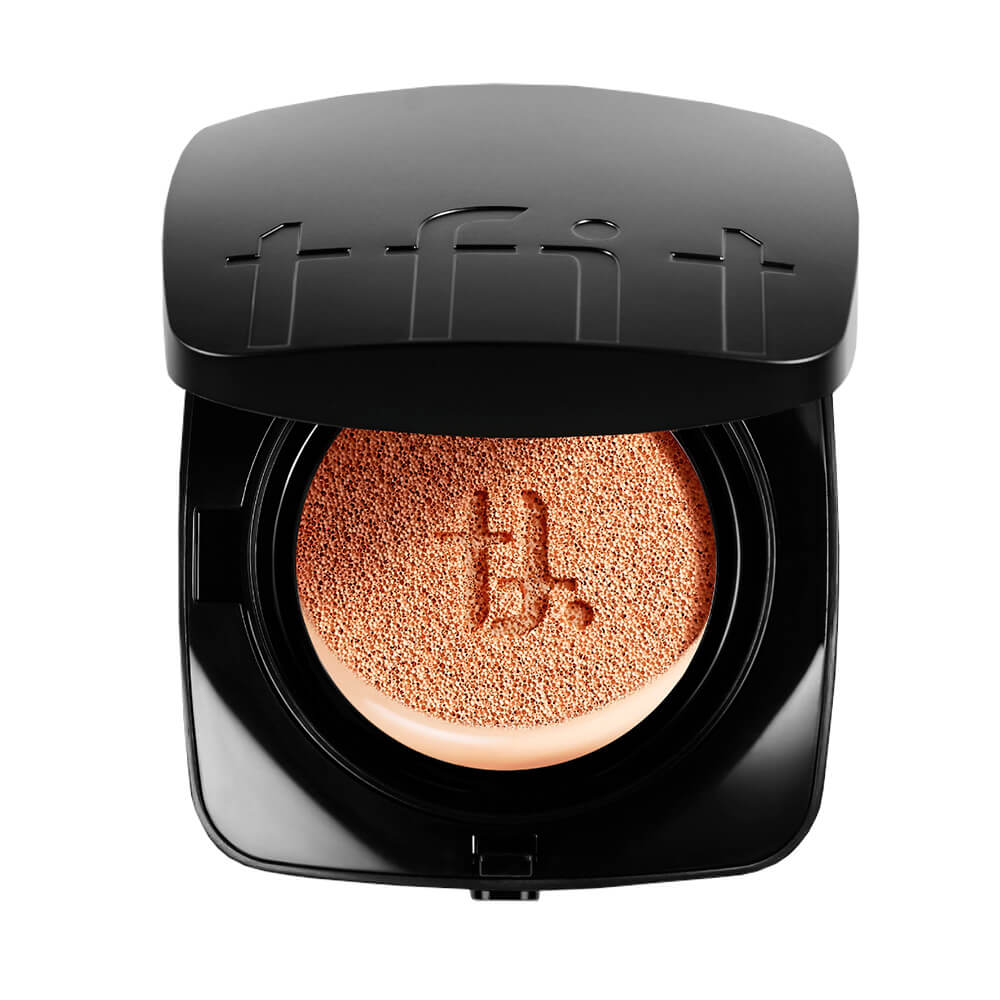 TFIT Layering Fit Glow Cushion EX SPF50+ PA++++ N1.5 Suede Тональный кушон с сияющим финишем - DYBEAUTY