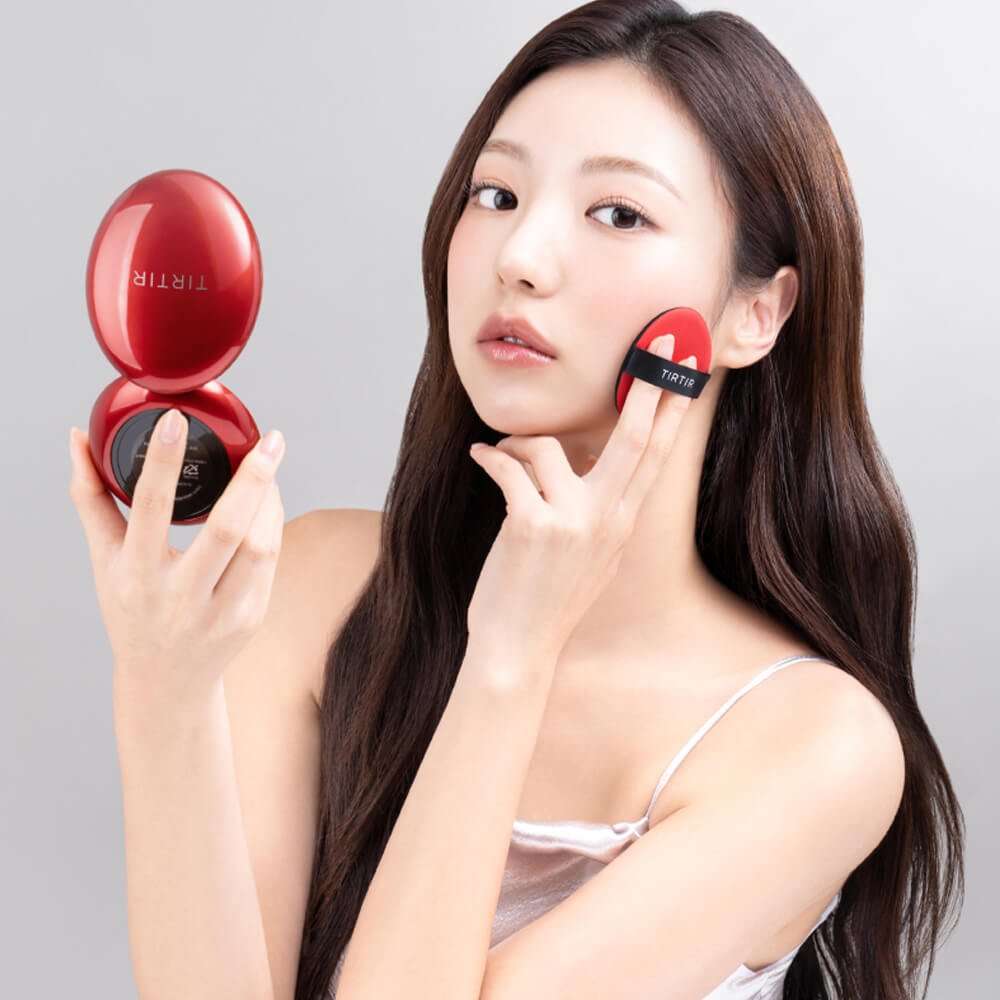 TIRTIR Mask Fit Red Cushion SPF40 PA++ 21N Ivory 18ml - DYBEAUTY