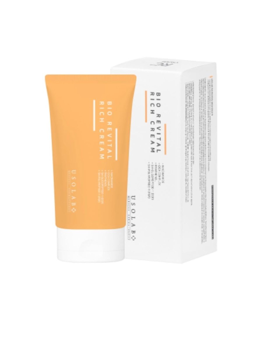 Usolab Bio Revital Rich Cream Питательный крем с пептидами 150 ml - DYBEAUTY