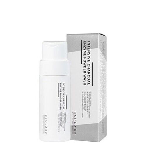 USOLAB+ Soft Charcoal Enzyme Powder Wash Энзимная пудра с древесным углем 50 ml - DYBEAUTY