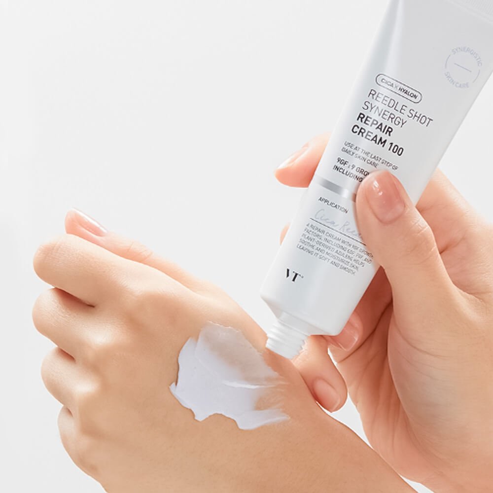 VT Cosmetics Reedle Shot Synergy Repair Cream 100 Успокаивающий крем с EGF и микроиглами 50 ml - DYBEAUTY