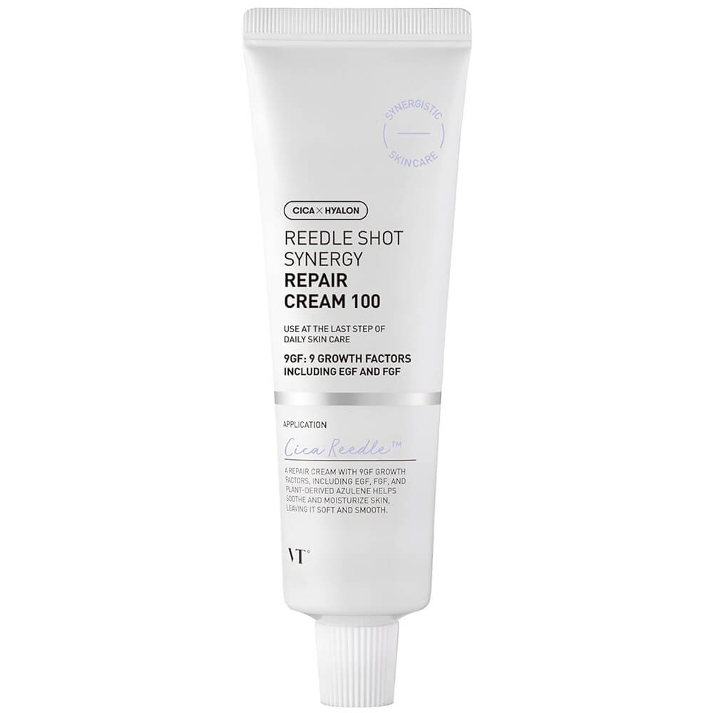 VT Cosmetics Reedle Shot Synergy Repair Cream 100 Успокаивающий крем с EGF и микроиглами 50 ml - DYBEAUTY
