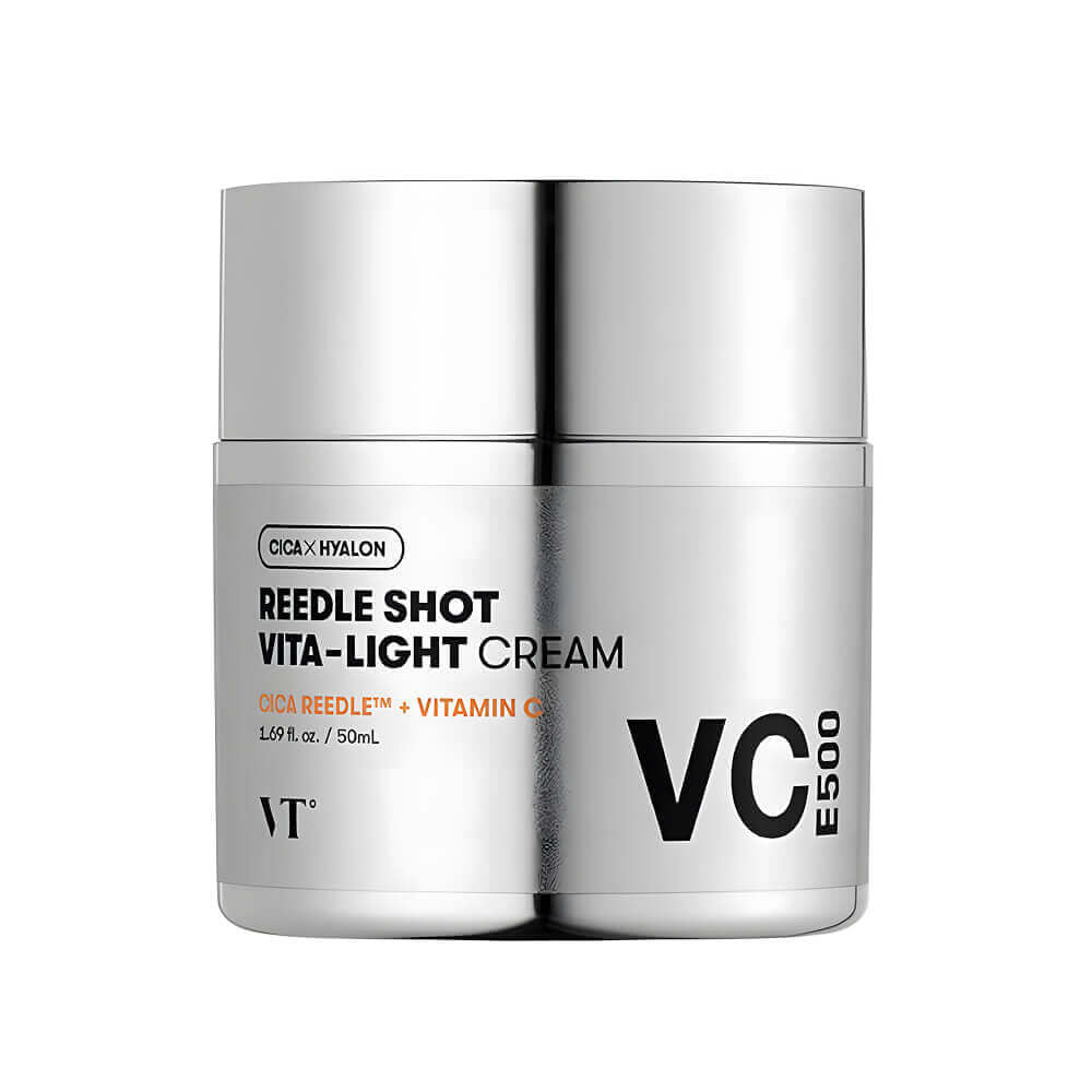 VT Cosmetics Reedle Shot Vita - light Cream Осветляющий крем с микроиглами и витамином C 50 ml - DYBEAUTY