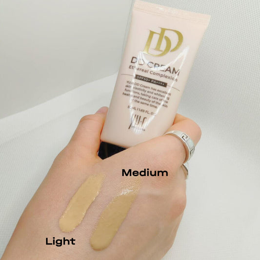 Yu.r DD Cream Ethereal Complexion SPF50+ PA++++ Medium DD - крем с коллагеном и пептидами 50 ML - DYBEAUTY